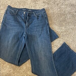 Old Navy Denim Flare Jeans in Deep Blue